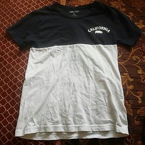 California Dark blue and White shirt